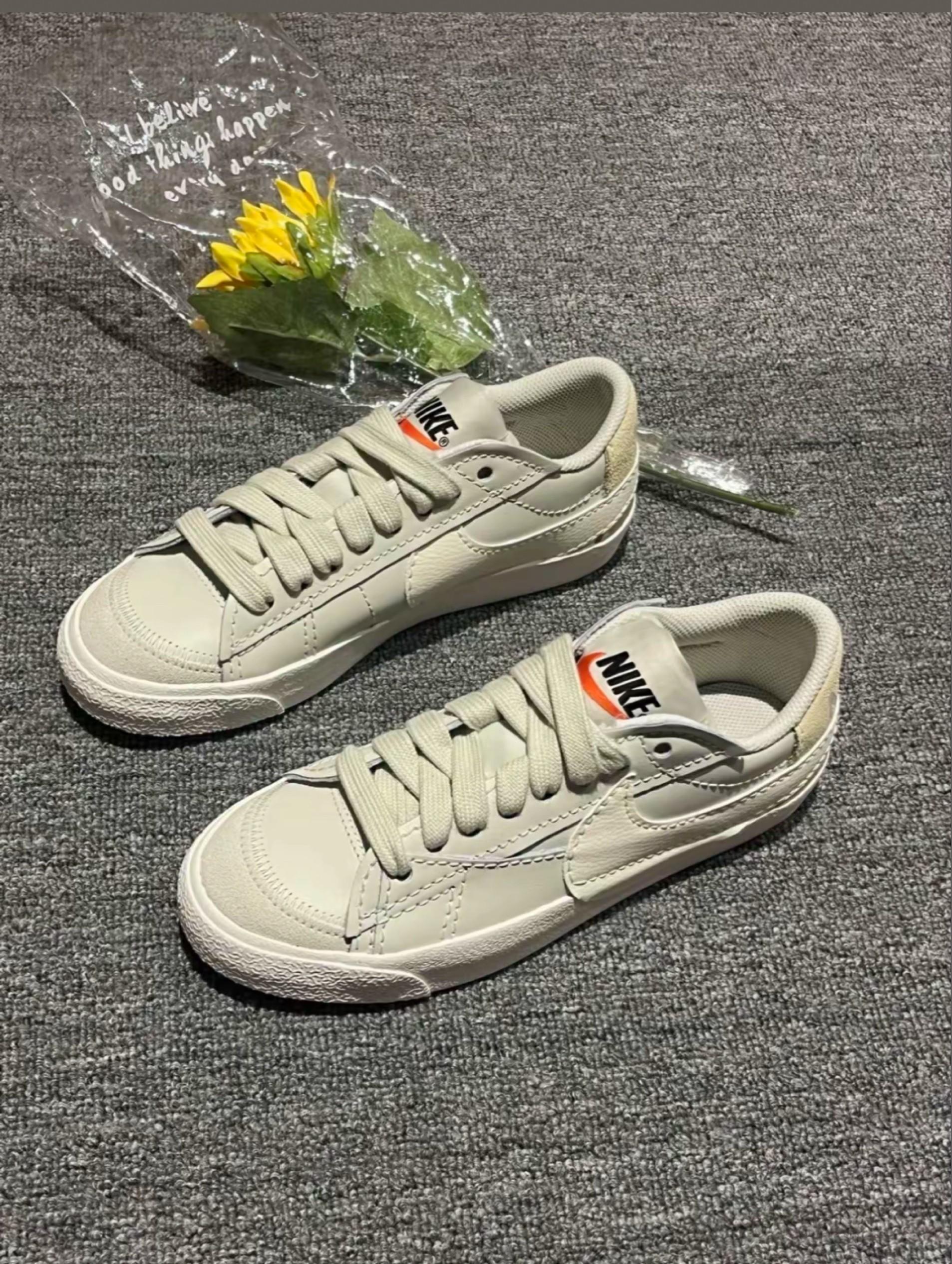 今日份心动|Nike Blazer Low“奶茶白”真的美到犯规!